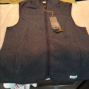 Orvis Dark Grey Fleece Vest